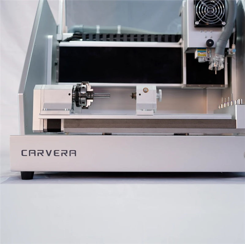 Makera 4th Axis Module組件在CNC加工機內