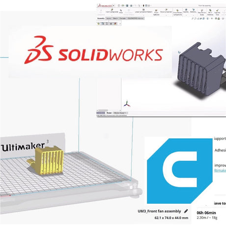 【3D列印快訊】Ultimaker Cura與 3D軟體的整合