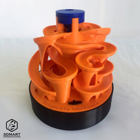 【3D列印應用】2018 Tapei Cycle最新展品：自動彈珠雲霄飛車！