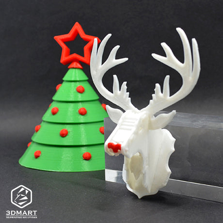 【3D列印應用】聖誕快樂！紅鼻子麋鹿出沒！