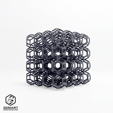 【3D列印快訊】SLS六角魔方超彈力，壓扁回彈不變型！
