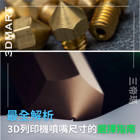 【3D列印快訊】3D列印機噴嘴尺寸的選擇指南