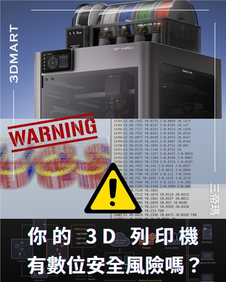 【3D列印】你的 3D 列印機有數位安全風險嗎？