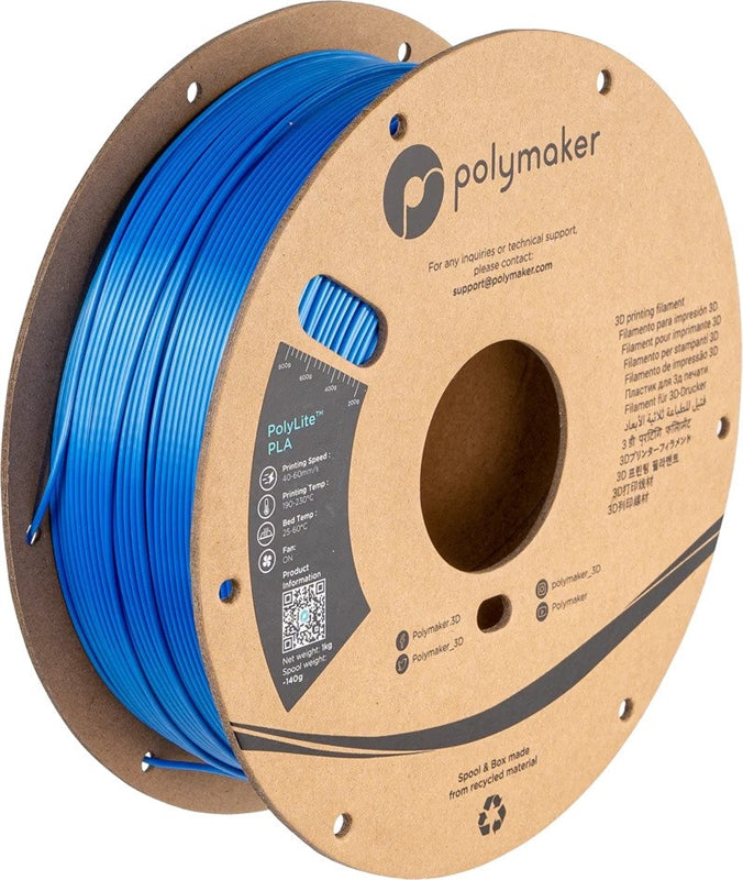 Polylite PLA 絲綢色系列 - 絲綢藍