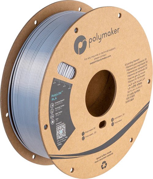 Polylite PLA 絲綢色系列 - 絲綢銀