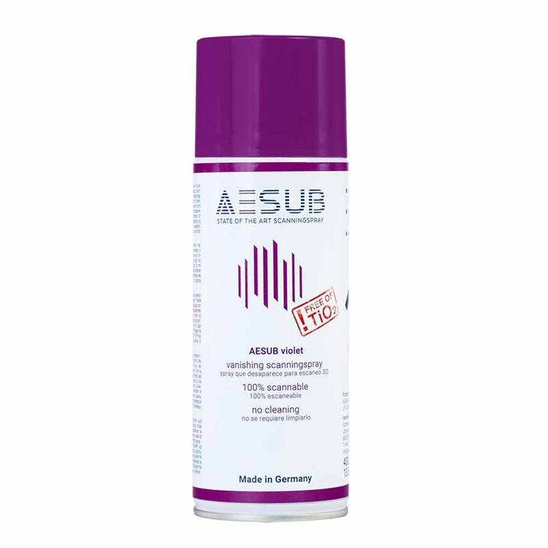 AESUB Violet 3D掃描噴粉 顯像劑 自動揮發